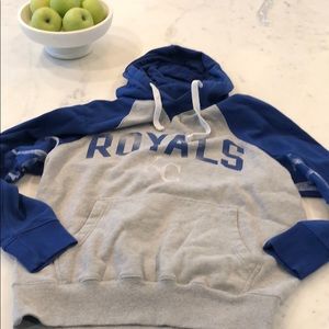 Kansas City royals sweatshirt m blue grey